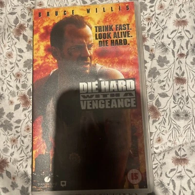DIE HARD WITH A VENGEANCE VIDEO VHS PAL - BRUCE WILLIS - ACTION THRILLER - Image 1 of 3