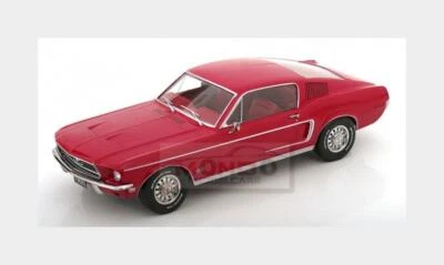 1:18 KK SCALE Ford Usa Mustang Gt Fastback Coupe 1968 Red KKDC181392 - Immagine 1 di 2