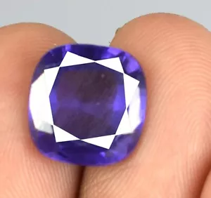 Kissen lila Spinell natürlich 10,70 ct Edelstein zertifiziert A71826 Hochzeit Geschenk - Bild 1 von 6