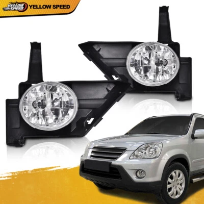 Luces antiniebla aptas para Honda CR-V CRV 2005-2006 luces de parachoques de conducción transparentes + interruptor Foto 1 de 4