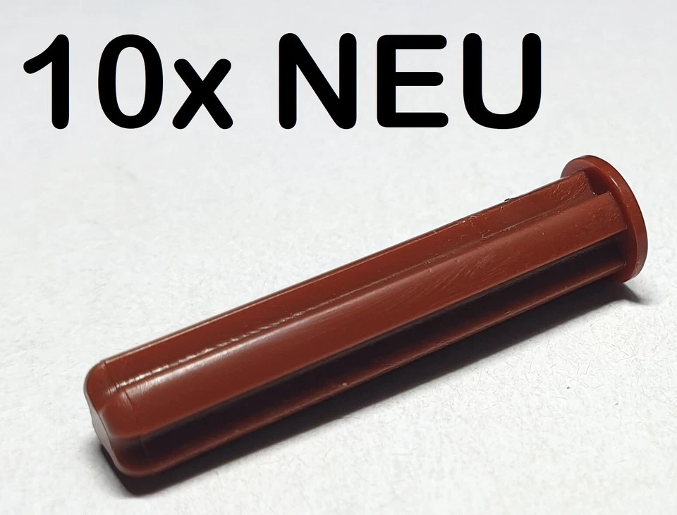 10x NEU LEGO® 24316 Technic Technik Achse 3L mit Stop, Braun, Reddish Brown #4 - Bild 1 von 1