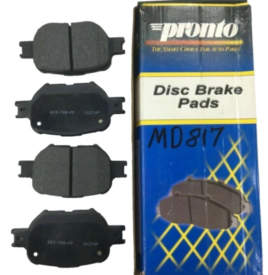 Juego de pastillas de freno delanteras marca Pronto MD817 SE ADAPTA A SCION TC, TOYOTA CELICA Foto 1 de 4