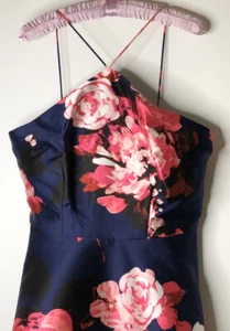 A.Byer formelles Partykleid lila pink Blumen Jugendliche 13 neu mit Etikett Tanz Abschlussball neu - Bild 1 von 11