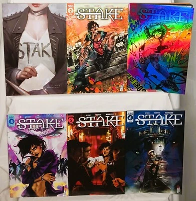 STAKE #1 - 6 | Nate Artuz #1 Sub Box Variant | #3 Holo Foil Cover | Scout Comics - Image 1 of 4