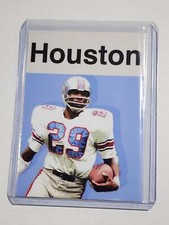 Ken Houston Artist Signed Football Art Card 2/10
