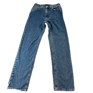 Valentino Jeans Mens 90s Vintage Mid Blue Neppy Faded Regular Straight 28 32 * - Picture 1 of 15