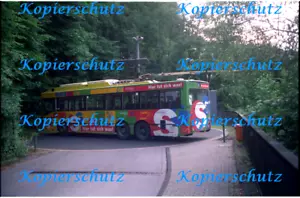 24x36 NEGATIVE +FILE! Trolleybus Solingen, MAN 3-Axle Version 26, Burg Turntable .99 - Picture 1 of 1
