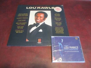 LOU RAWLS BEST OF PHILADELPHIA YEARS RARE CD + THE BEST OF LOU RAWLS VINYL LP - Picture 1 of 1