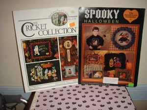 Halloween 2 Cross Stitch Patterns Cricket Collection & Need'l Love Co - Picture 1 of 7