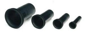 Tube Flexible Évasé High Power HP35/120 ABS Noir L = 120MM - Photo 1/2