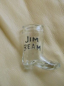 JIM BEAM - 3" Tall - Shot Glass Shaped Like a Boot - Picture 1 of 5