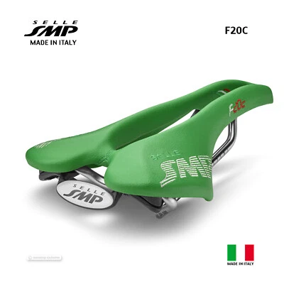 NEW Selle SMP F20C Saddle : GREEN ITALY - MADE IN iTALY! - Image 1 of 2