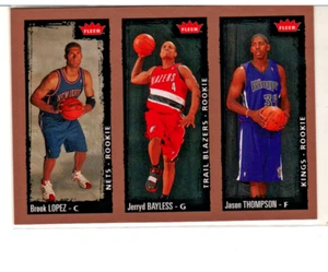 BROOK LOPEZ BAYLESS THOMPSON ROOKIE FLEER 2008-2009 CARD # 239 - Picture 1 of 1