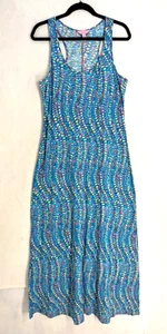 Lilly Pulitzer Damen Large Multicolor Ärmellos A-Linie Tank Jersey Kleid - Bild 1 von 10