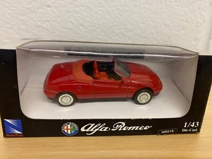 NewRay Die-Cast Red Alfa Romeo Spider 1996, Fantastic Model, 1:43, Boxed - Picture 1 of 13