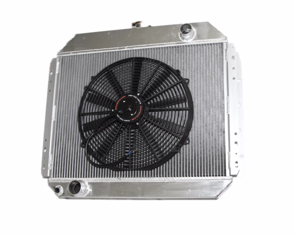 Radiador de rendimiento de 3 núcleos Fit 68-79 Ford F-100 F-150 F-250 V8 + ventilador de 16" Foto 1 de 4