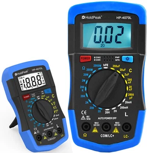 LCR Multimeter hFE Test Widerstand Kapazität Induktivität Messgerät Auto-Zeroing US - Bild 1 von 7