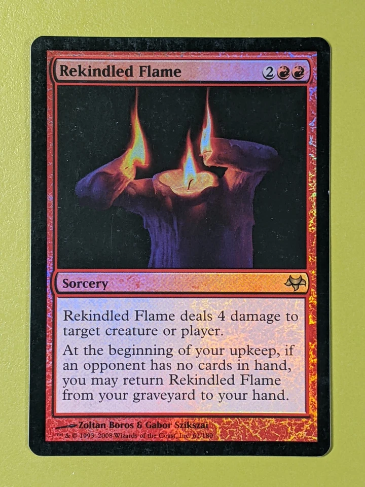 FOIL Rekindled Flame x1 Eventide 1x Magic the Gathering MTG - Image 1 of 1