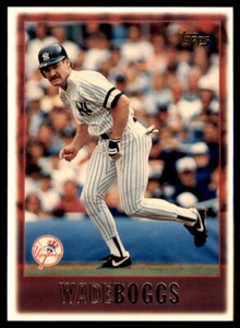1997 Topps Wade Boggs Baseball Card New York Yankees #8