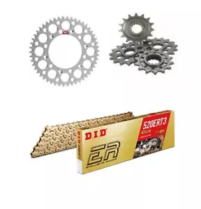 Husqvarna FC350 2017-2018 DID ERT3 Chain & Renthal Silver Sprocket Kit - Picture 1 of 6