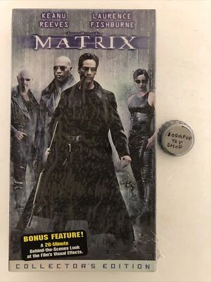 The Matrix (VHS, 1999, Collectors Edition) sealed K61 - Image 1 of 4