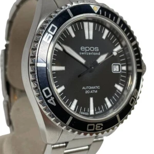 Epos Sportive Date 20Atm Automatic Winding Ss 41Mm Men'S 3438K 3438.131.20.15.30 - Picture 1 of 8