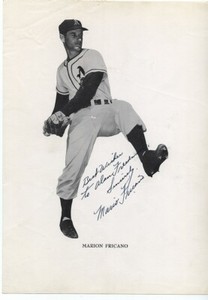 1954 Philadelphia Athletic Team Issue Marion Fricano Autograph