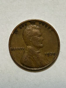 1935-P Lincoln Wheat Cent/Penny. FREE SHIPPING W/Tracking.       #U118 - Picture 1 of 2