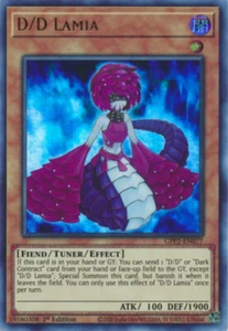 YGO-3x-Near Mint-D/D Lamia - GFP2-EN077 - Ultra Rare - 1st Edition-Ghosts from t - Picture 1 of 1
