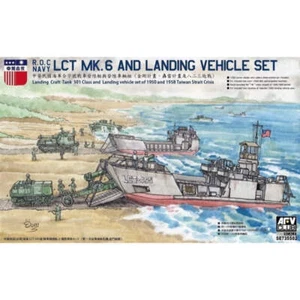 AFV Club SE735S02 1/350 ROC LCT MK.6 and Landing Vehicle Set Brand New - Picture 1 of 5