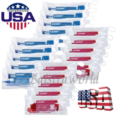 US Ortodoncia Dental Cuidado de Limpieza de Viaje Cepillo Hilo Oral 8pzas/Caja Foto 1 de 2