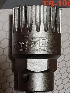 SUPER-B CARTRIDGE BOTTOM BRACKET TOOL TB-1065 SHIMANO & ISIS COMPATIBLE - Picture 1 of 5