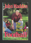 John Madden The First Book Of Football vintage 1988 1st Printing NFL Hc/Dj FINE