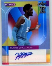 2022-23 Leaf Vivid Autographs Gray #BA-MW1 Mark Williams XRC Rookie AUTO 18/40