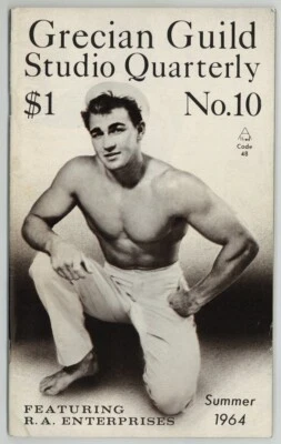 Grecian Guild Studio Quarterly #10 R.A. Ent. 1964 Vintage Beefcakes 72pgs M22778 - Image 1 of 4