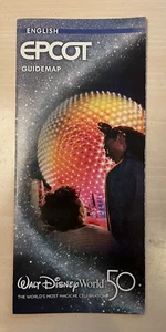 Epcot Park Map-Disney World-2022 - Picture 1 of 1
