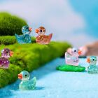 Mini Ducks Resin Figurines Charming Desk Decoration for Girls (Set of 20)