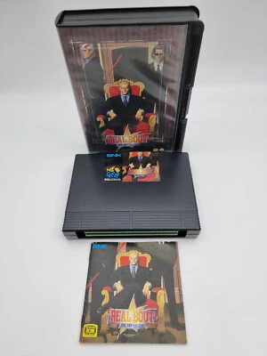 Real Bout With Manual Neo geo aes Japan Box Used Original - Image 1 of 4