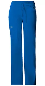 Scrubs Cherokee Workwear Drawstring Cargo Pant 24001 ROYW Royal Free Shipping - Picture 1 of 3