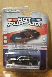 Greenlight Hot Pursuit 2008 Ford Crown Victoria U.S. Marshall Service #42810-D - Bild 1 von 2