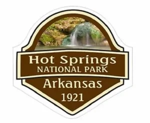Hot Springs National Park Aufkleber Aufkleber R1089 Arkansas SIE WÄHLEN GRÖSSE - Bild 1 von 1