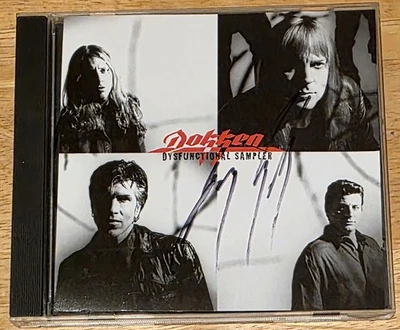 Dokken " Dysfunctional " CD Sampler Signed By George Lynch Sacramento CA 4 Track - Image 1 of 3
