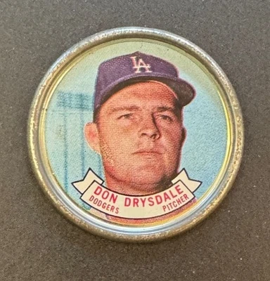 Monedas Topps 1964 Don Drysdale #34, Dodgers de Los Ángeles Foto 1 de 2