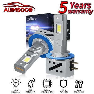 For Kia Rio Hatchback 4-Door 2012-2015 2x H11B LED Headlight Kit Bulbs Low Beam - Изображение 1 из 4