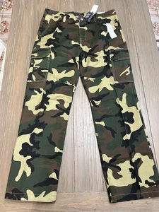 Renegade Sportswear Men’s Camouflage Solid Color Cargo Pocket Pants 36x32 “NEW* - Picture 1 of 9