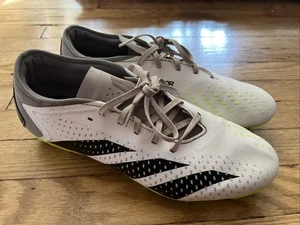 Adidas Predator Accuracy.3 L FG Soccer Cleats Men's 10.5 White GZ0014 - Picture 1 of 12