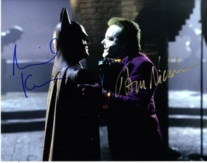 Michael Keaton Jack Nicholson signed 11x14 Photo autographed Picture with COA - Picture 1 of 1