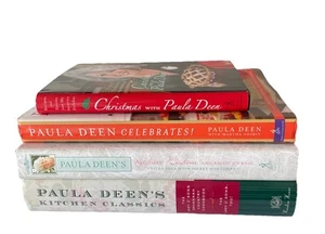 PAULA DEAN Lot of 4 COOKBOOKS Southern Cooking Recipes HC Christmas & Hoildays - Picture 1 of 1