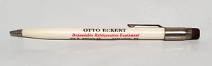VINTAGE Scripto, Atlanta / Otto Eckert Refrigeration, Tamaqua MATITA MECCANICA - Foto 1 di 6