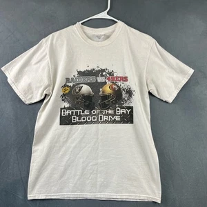 Camisa Battle of the Bay Blood Drive 3rd Annual Raiders vs 49ers De colección Mediana - Imagen 1 de 13